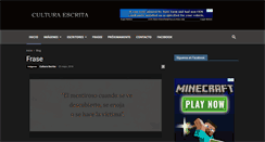 Desktop Screenshot of culturaescrita.com