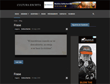 Tablet Screenshot of culturaescrita.com